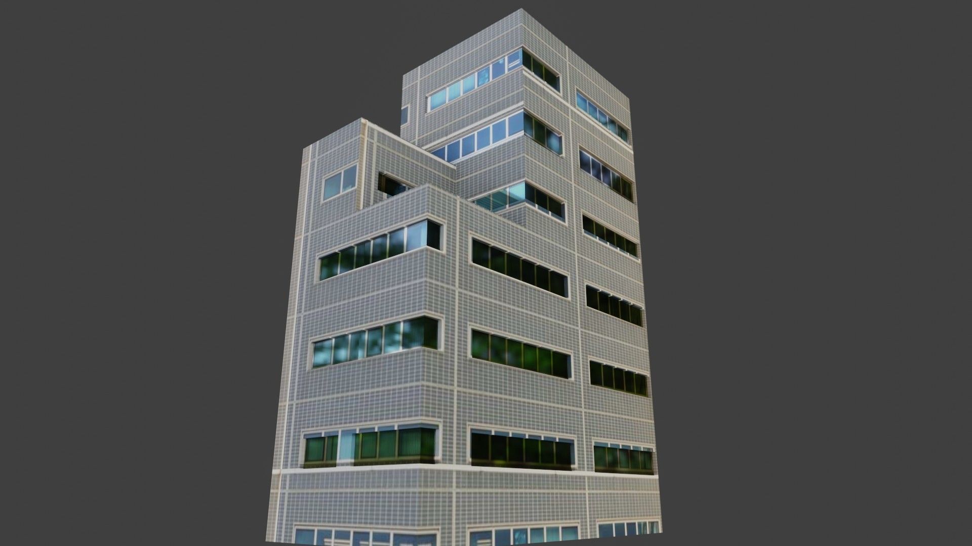 blender city buidings package Low-poly 3D model_21