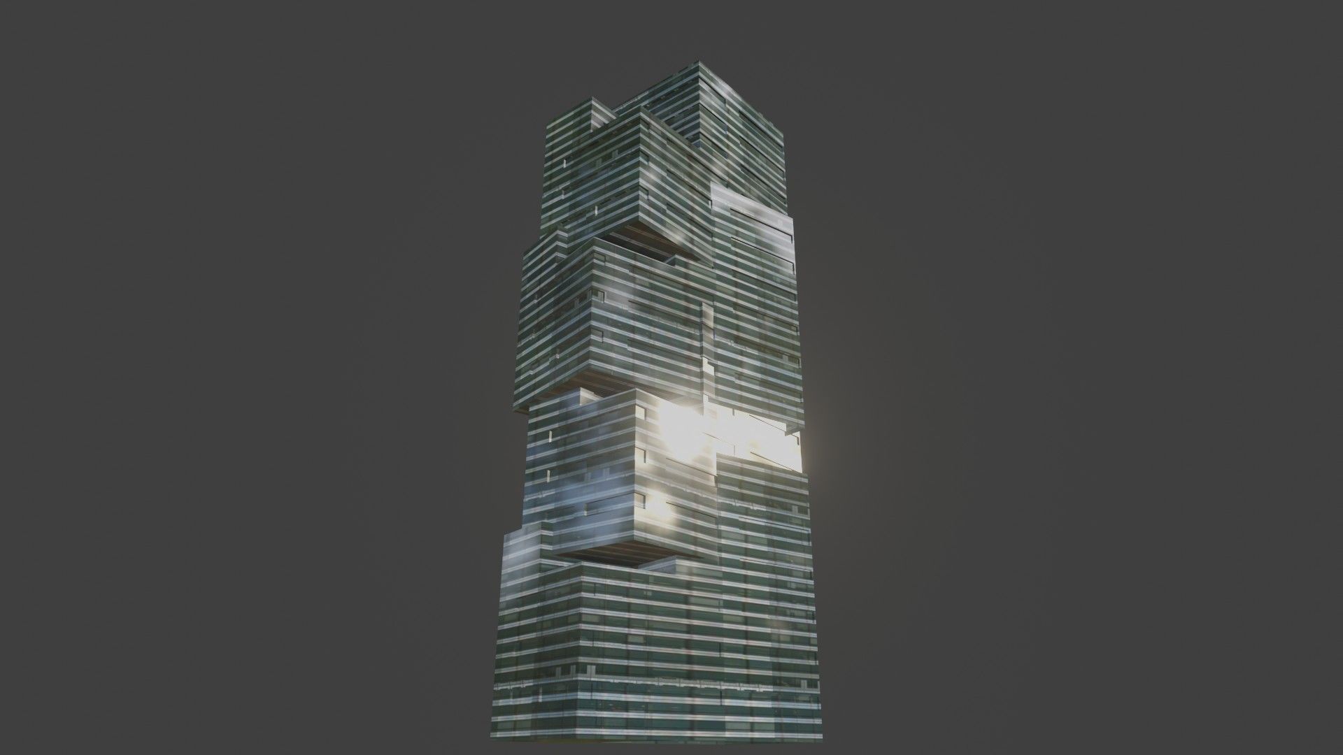 blender city buidings package Low-poly 3D model_15
