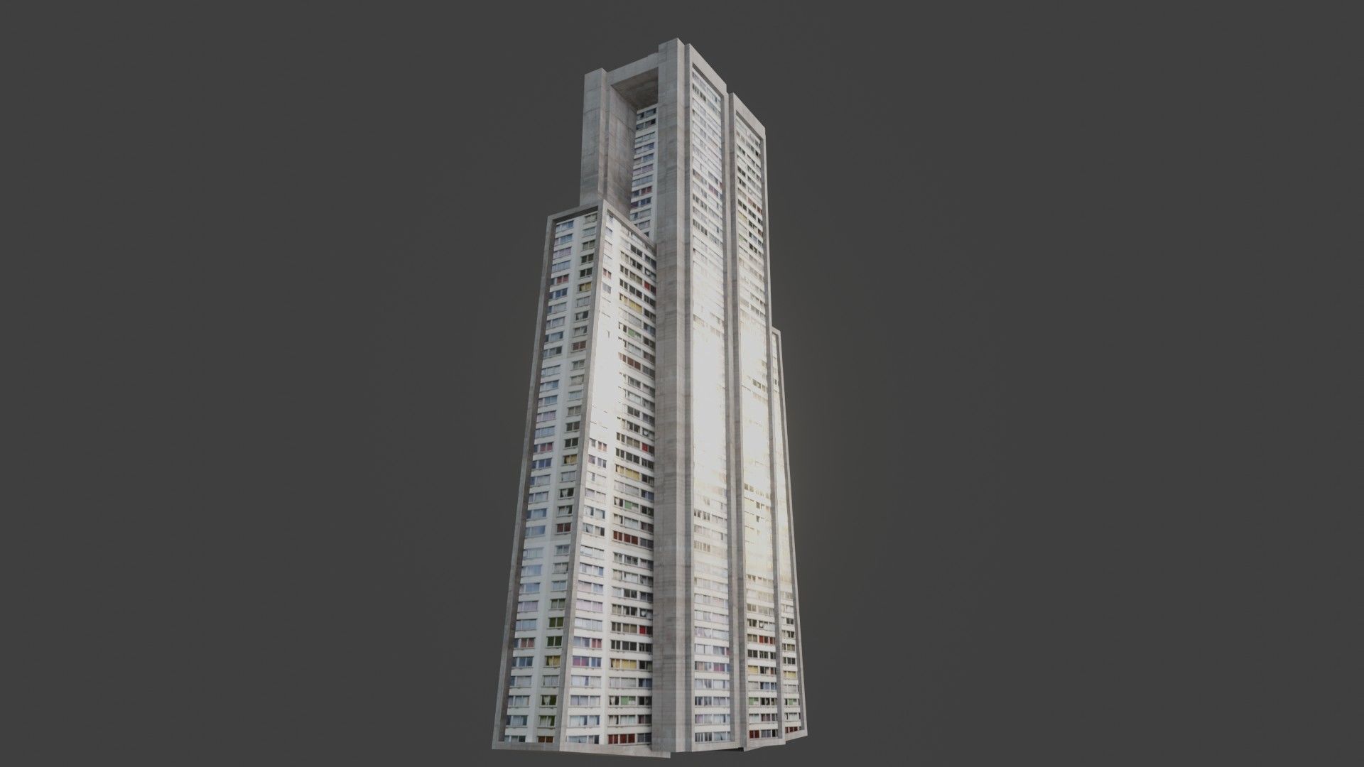 blender city buidings package Low-poly 3D model_31