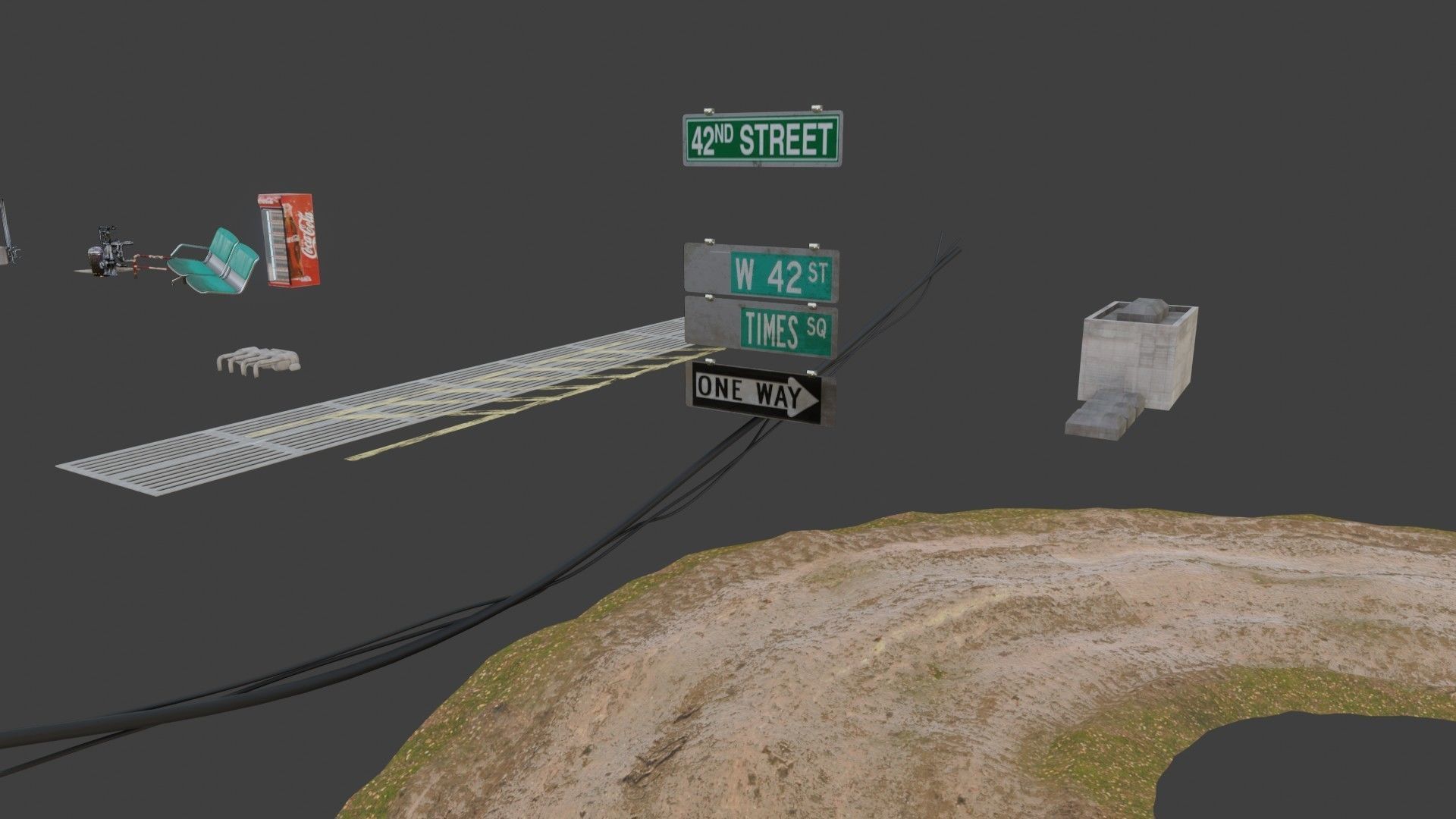 blender city buidings package Low-poly 3D model_25