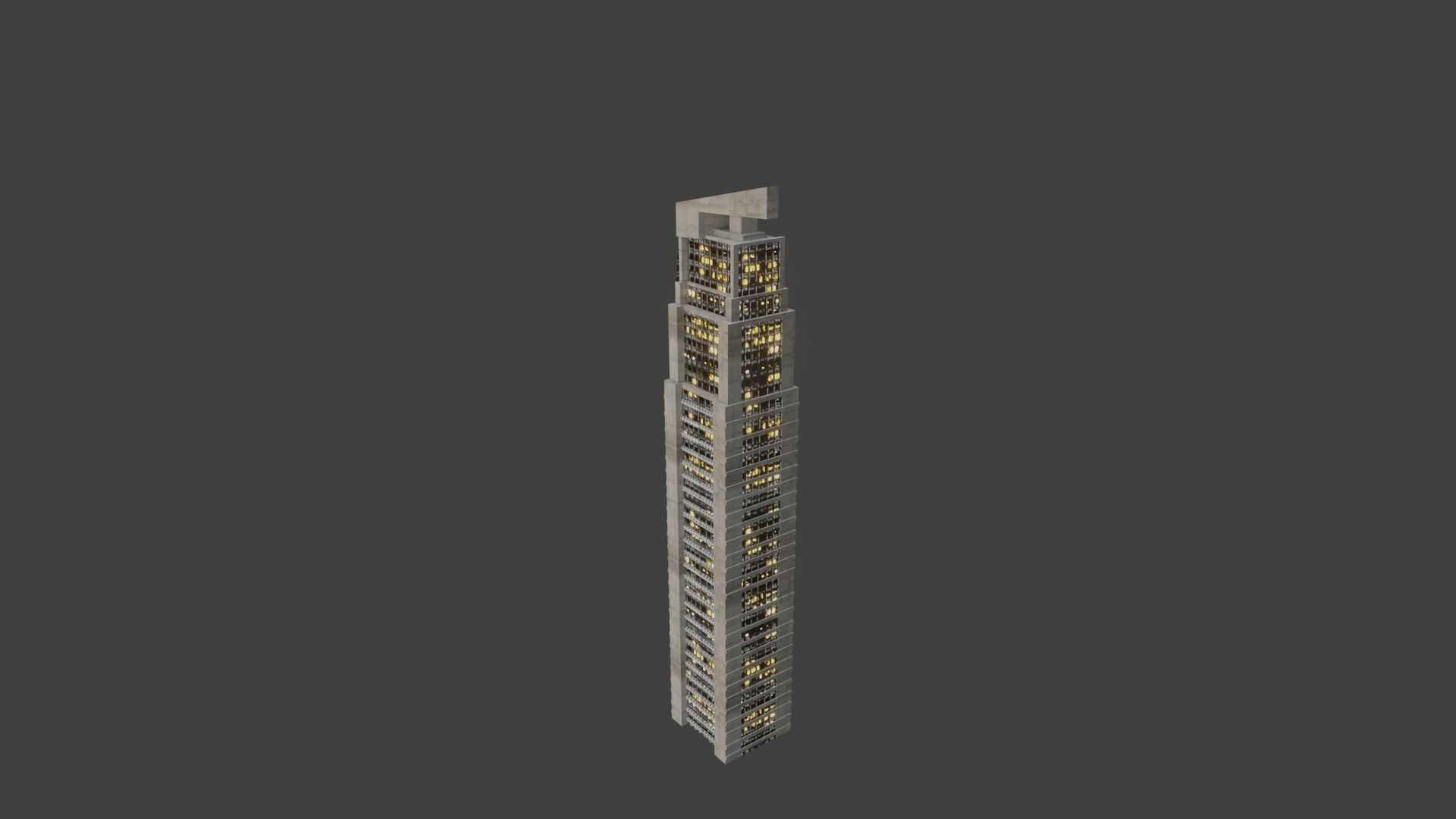 blender city buidings package Low-poly 3D model_24