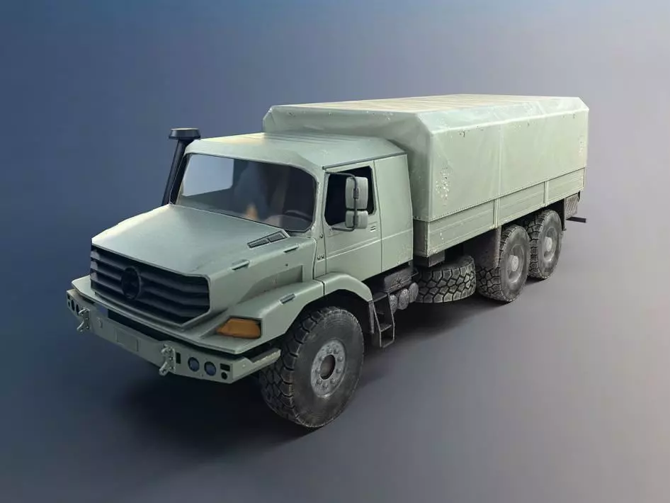 Military Transportation Truck 3D model