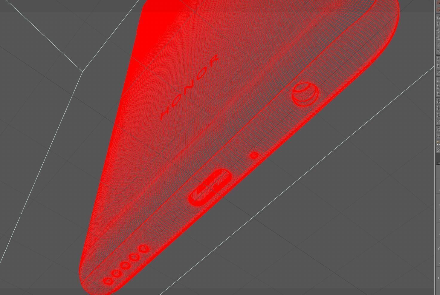 HUAWEI honor 30S cell phone 3D model_4