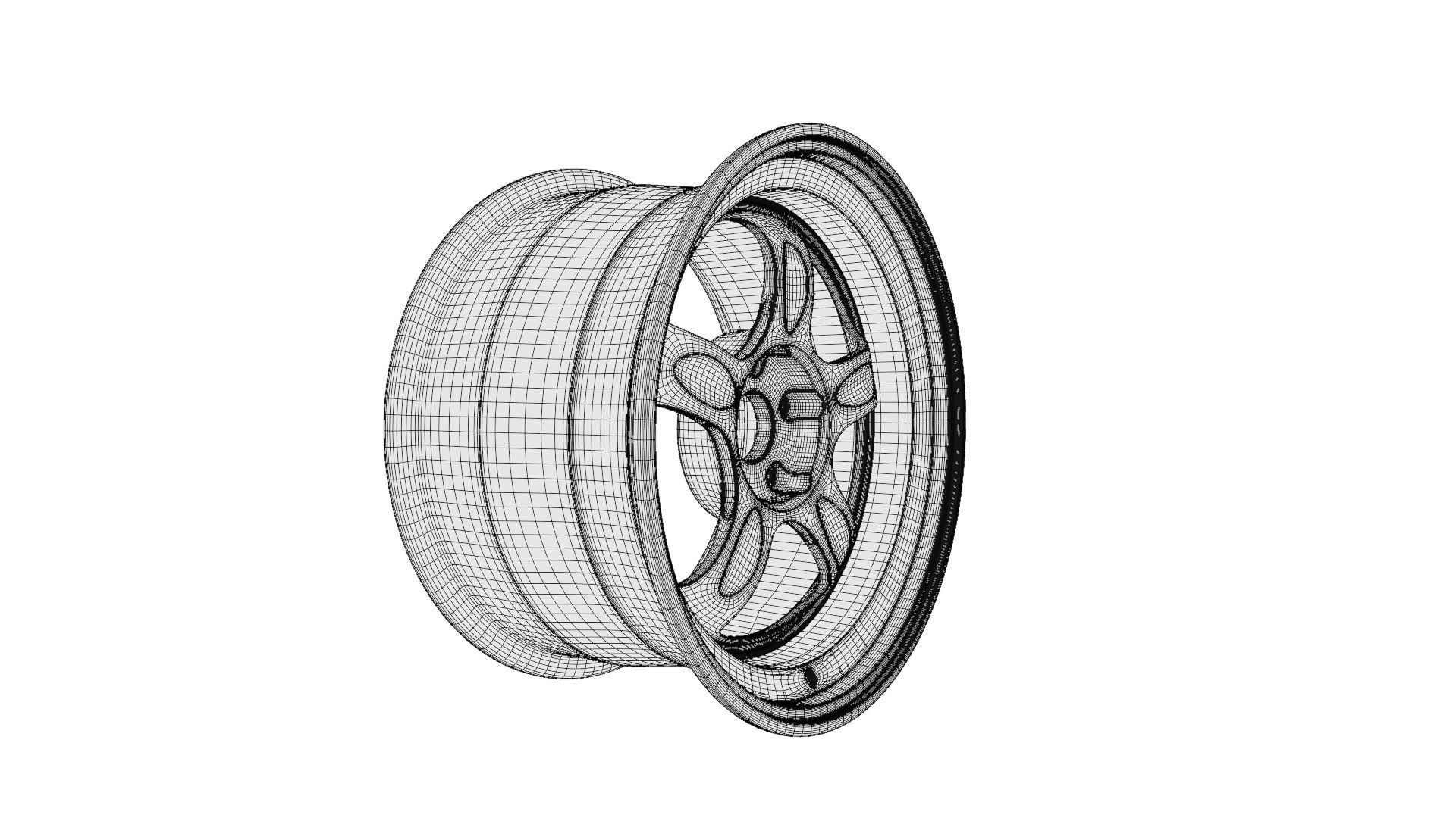 Volk Racing 21C 3D model_7