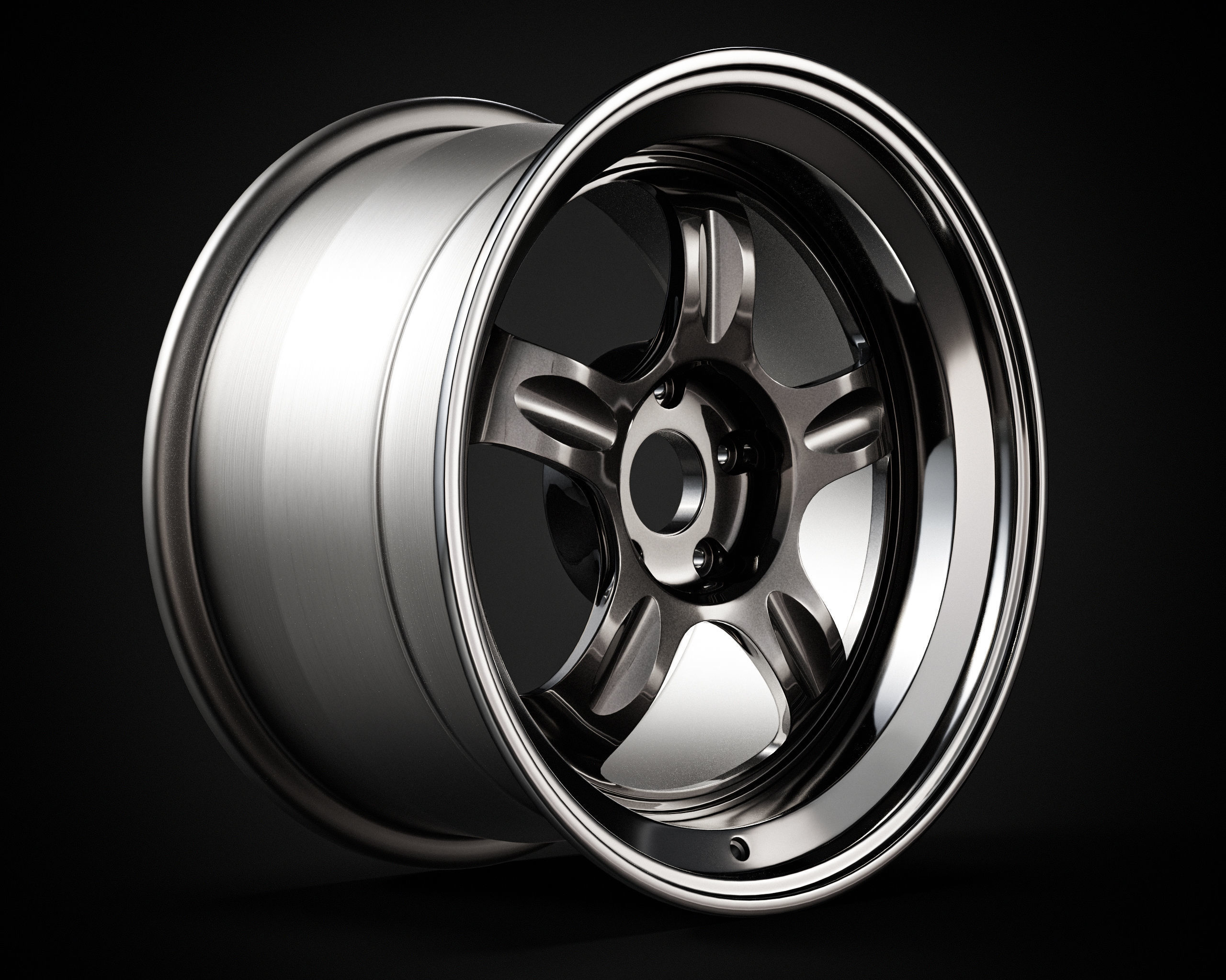 Volk Racing 21C 3D model_2