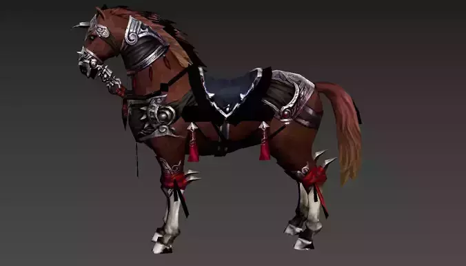 Horse world of warcraft armored