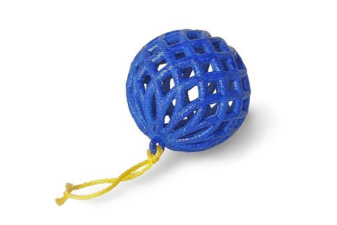 Weave Christmas bauble 3D print model