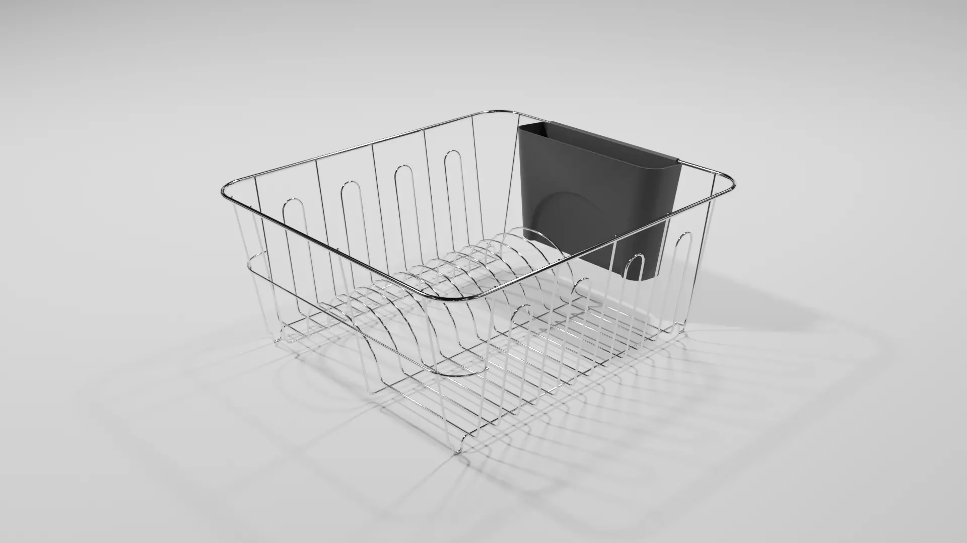 Dish Rack 3D model_0