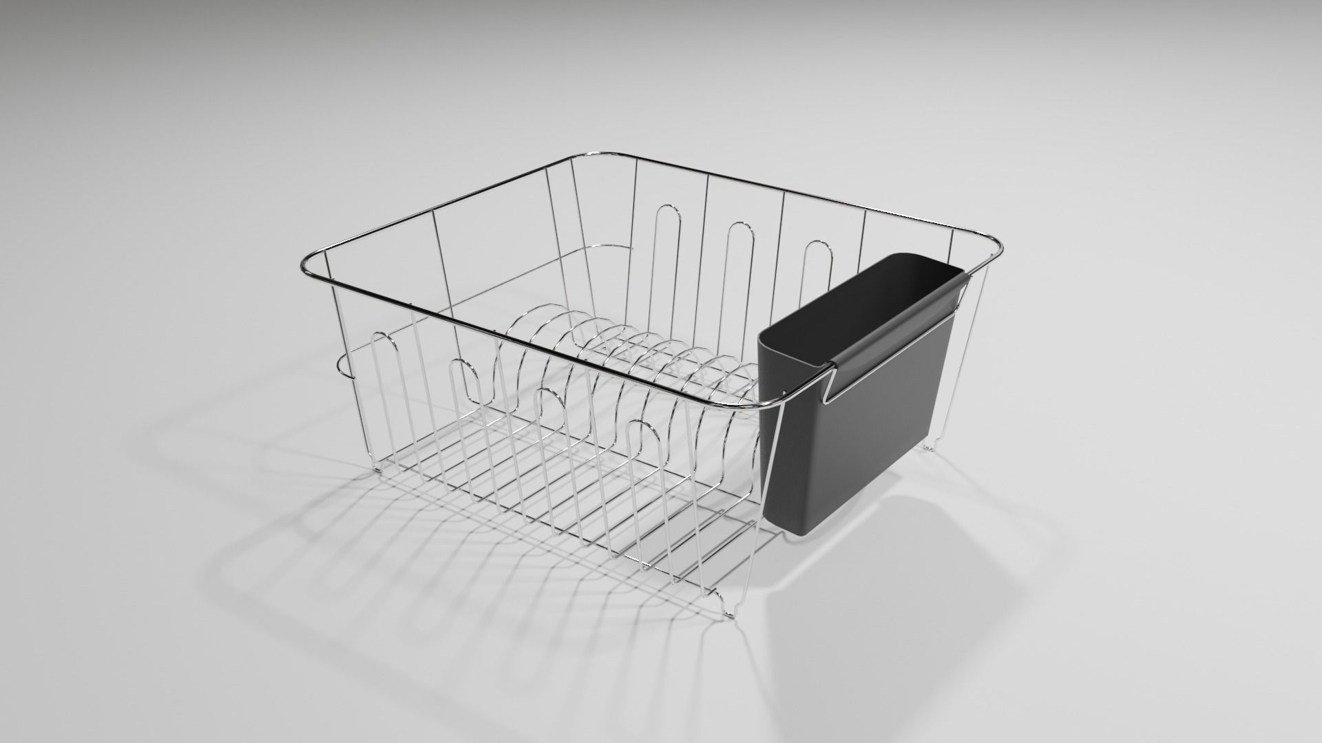 Dish Rack 3D model_4