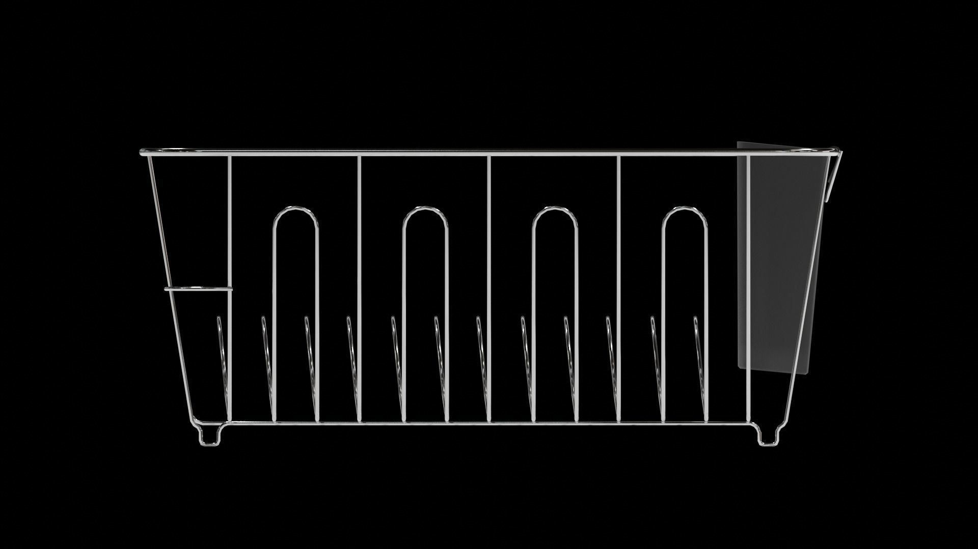 Dish Rack 3D model_6