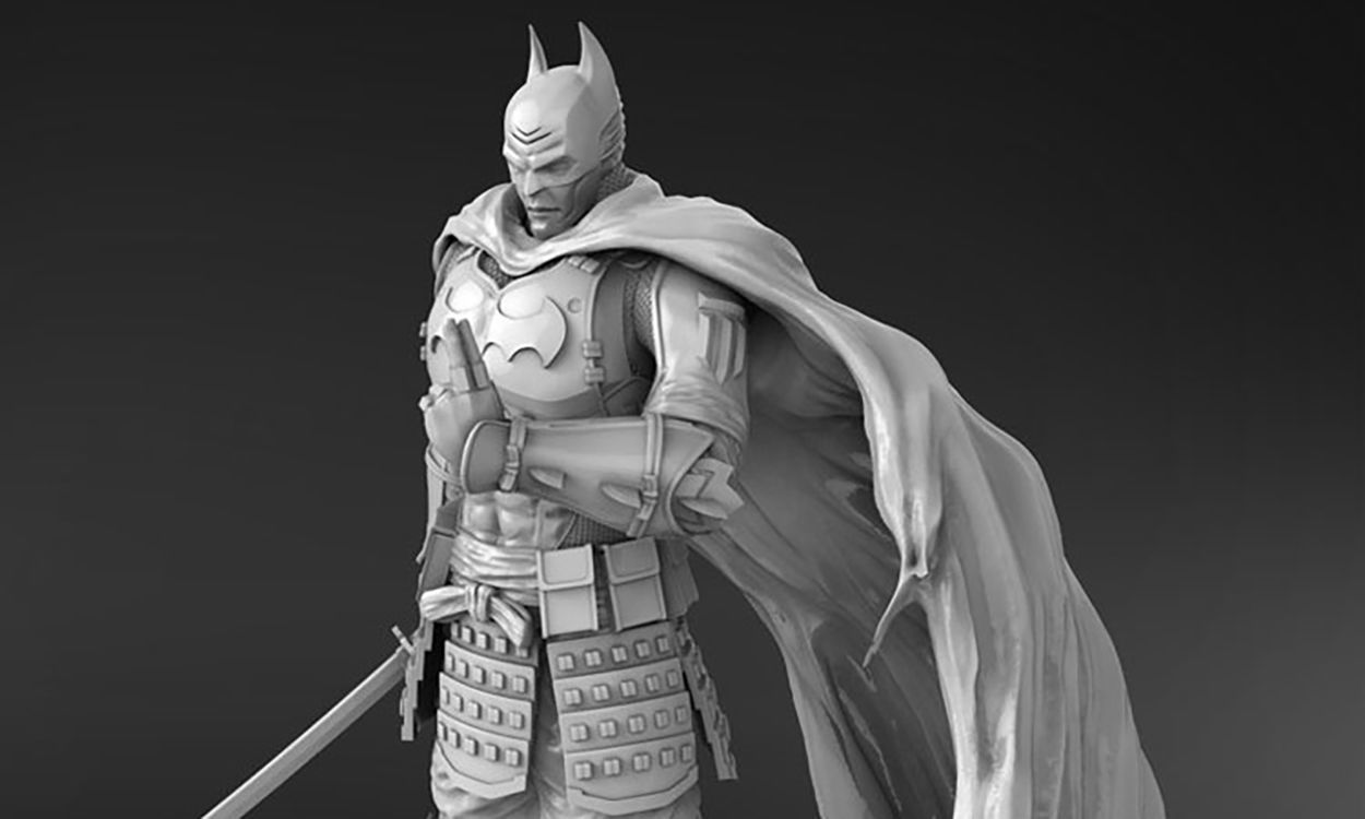Batman Ninja Statue 3D Model Ready to Print for 3D Printing 3D print model_3