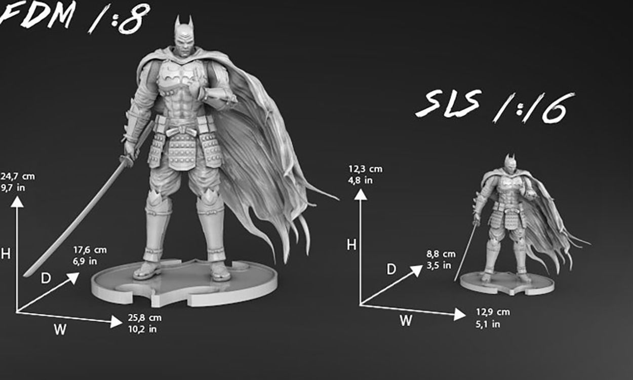 Batman Ninja Statue 3D Model Ready to Print for 3D Printing 3D print model_6