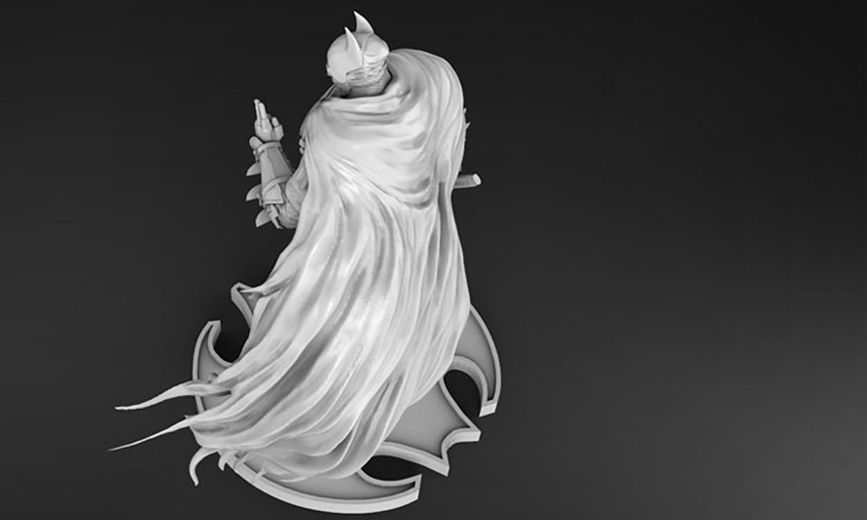 Batman Ninja Statue 3D Model Ready to Print for 3D Printing 3D print model_5