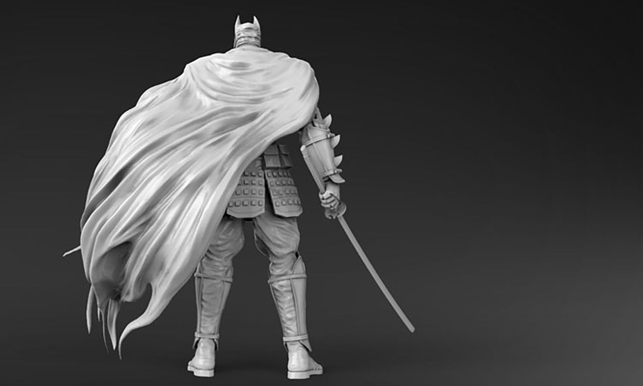 Batman Ninja Statue 3D Model Ready to Print for 3D Printing 3D print model_4