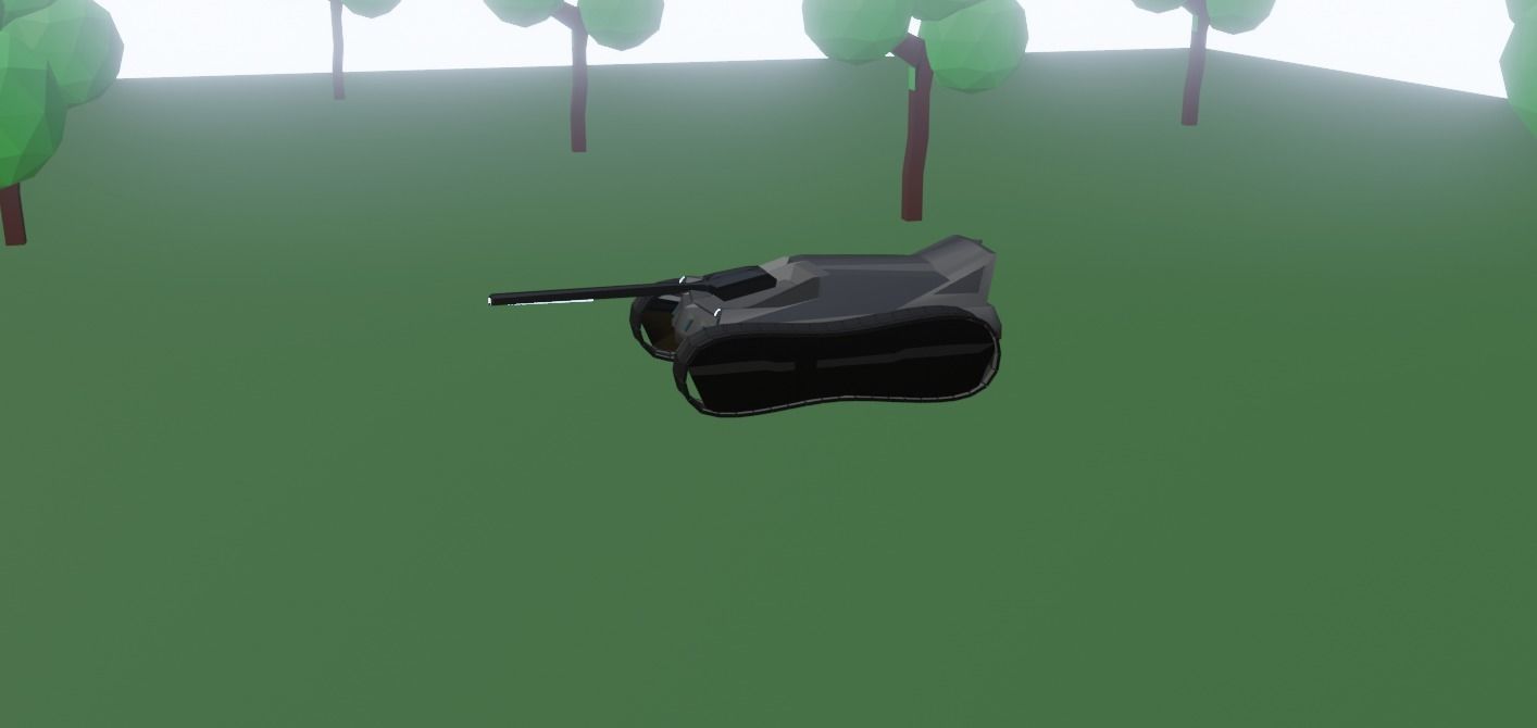 Sci-Fi Tank Low-poly 3D model_14