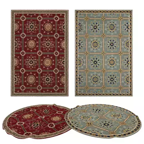 Rugs No 349 Low-poly 3D model