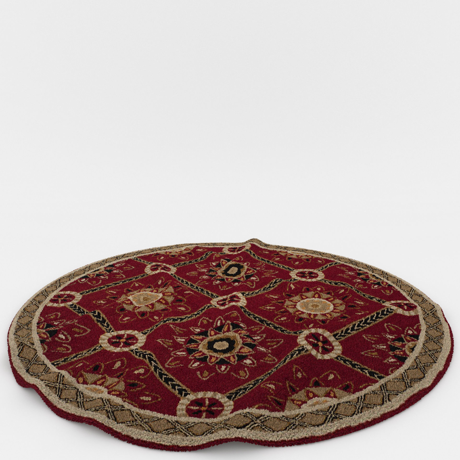 Rugs No 349 Low-poly 3D model_7