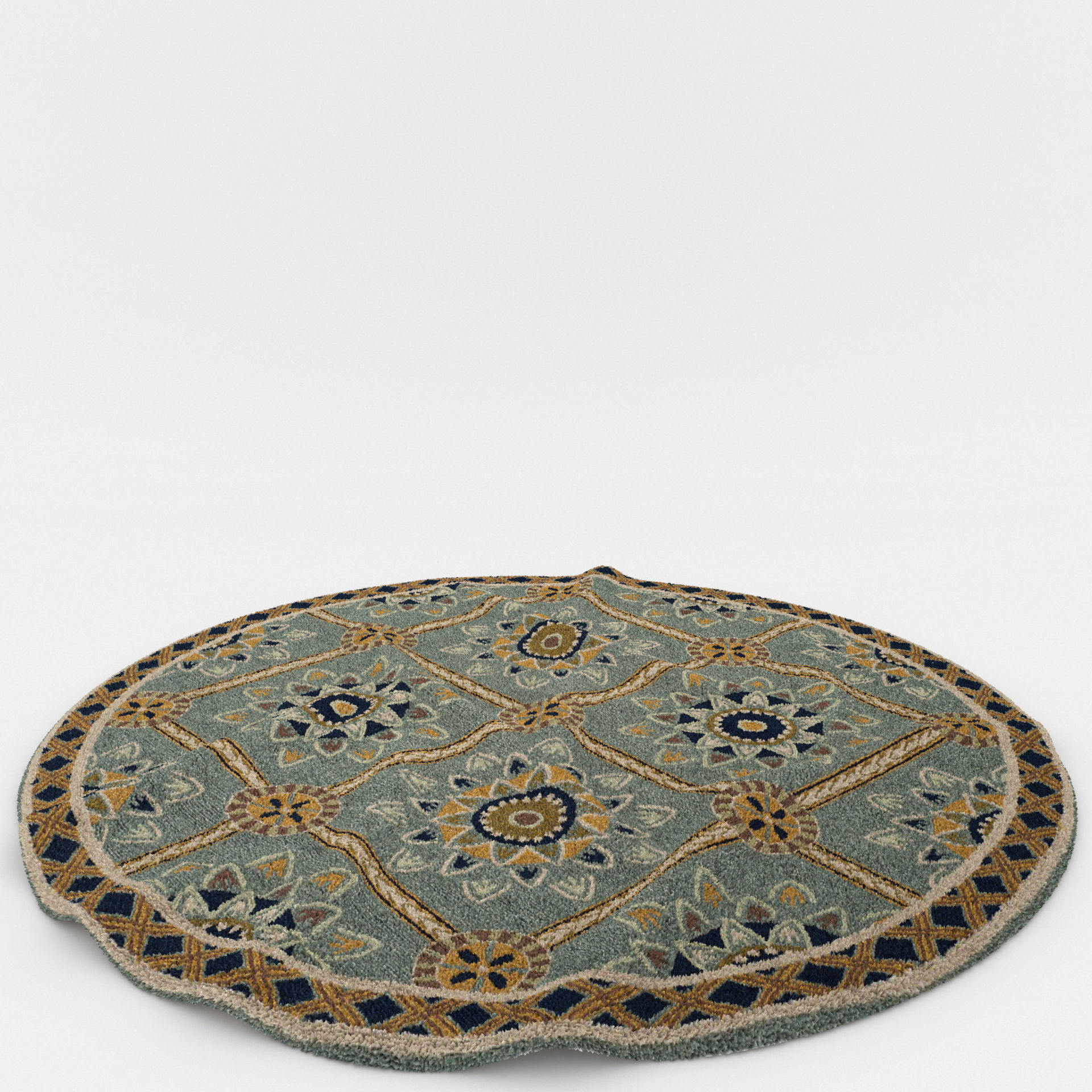 Rugs No 349 Low-poly 3D model_6