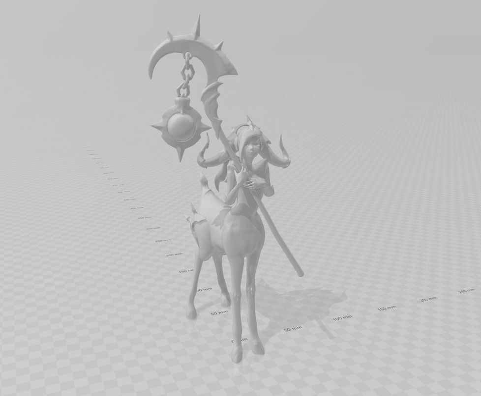 Nightbringer Lillia 3D Model 3D print model_1