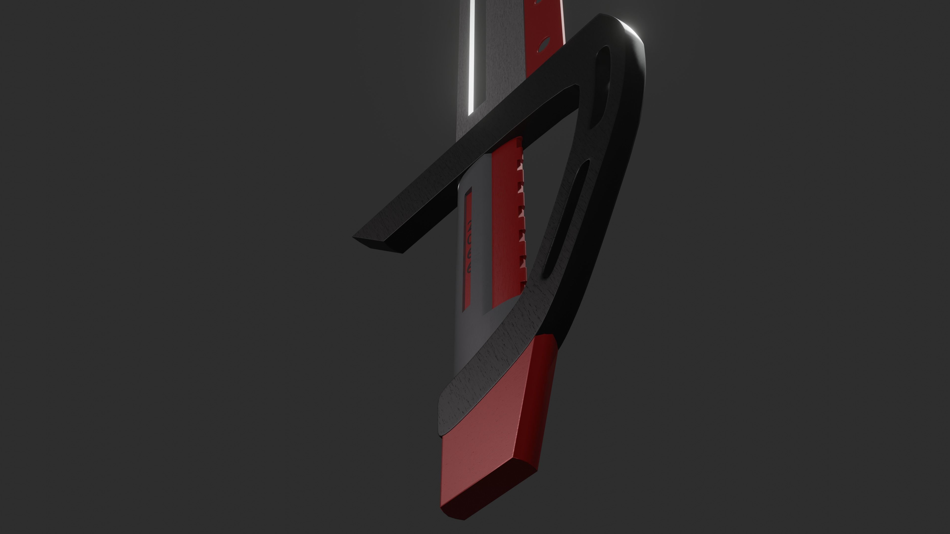 Modern designed Sword Free 3D model_5