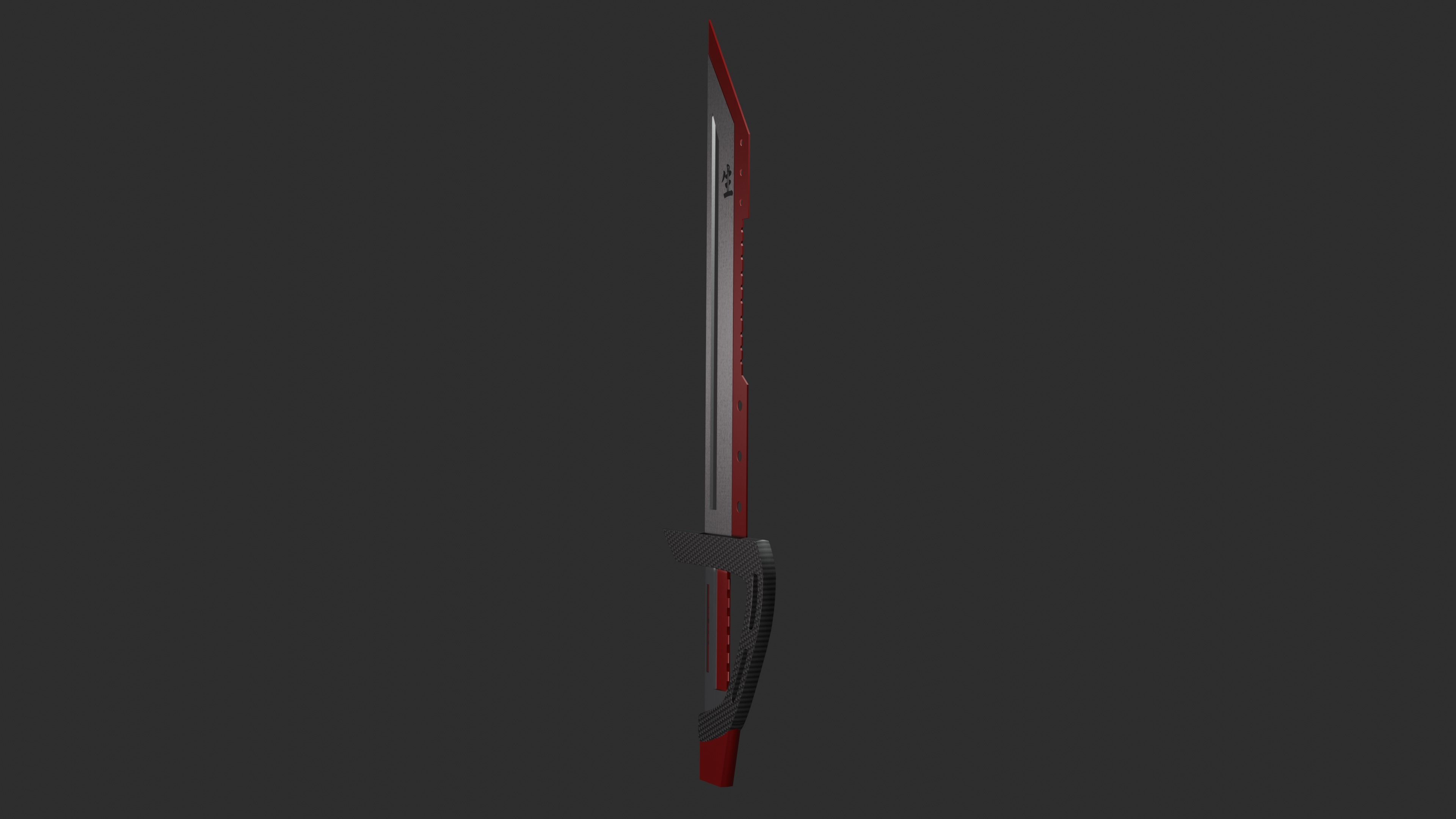 Modern designed Sword Free 3D model_4