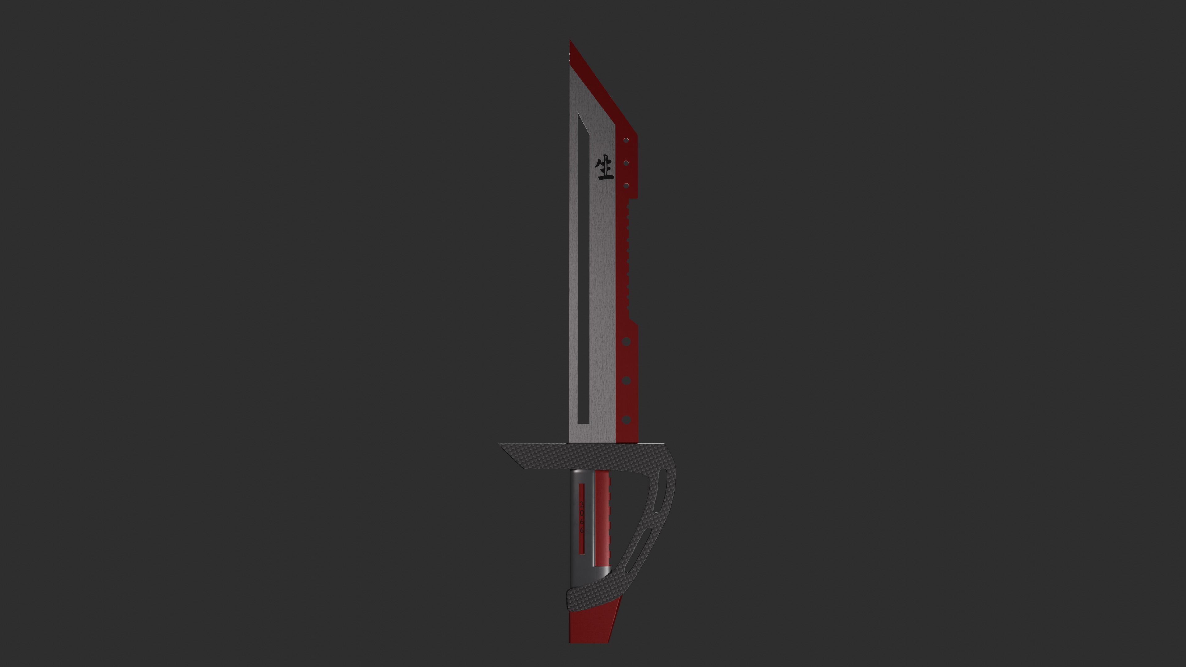 Modern designed Sword Free 3D model_1