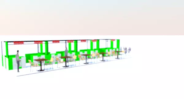 booth portable 3D print model_0