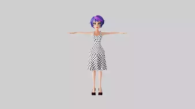Cartoon Stylized Female 2