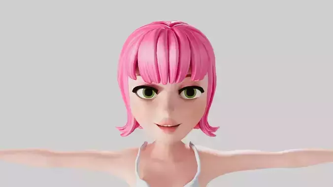 Cartoon Stylized Teen 