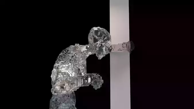 Alien Statue in pose