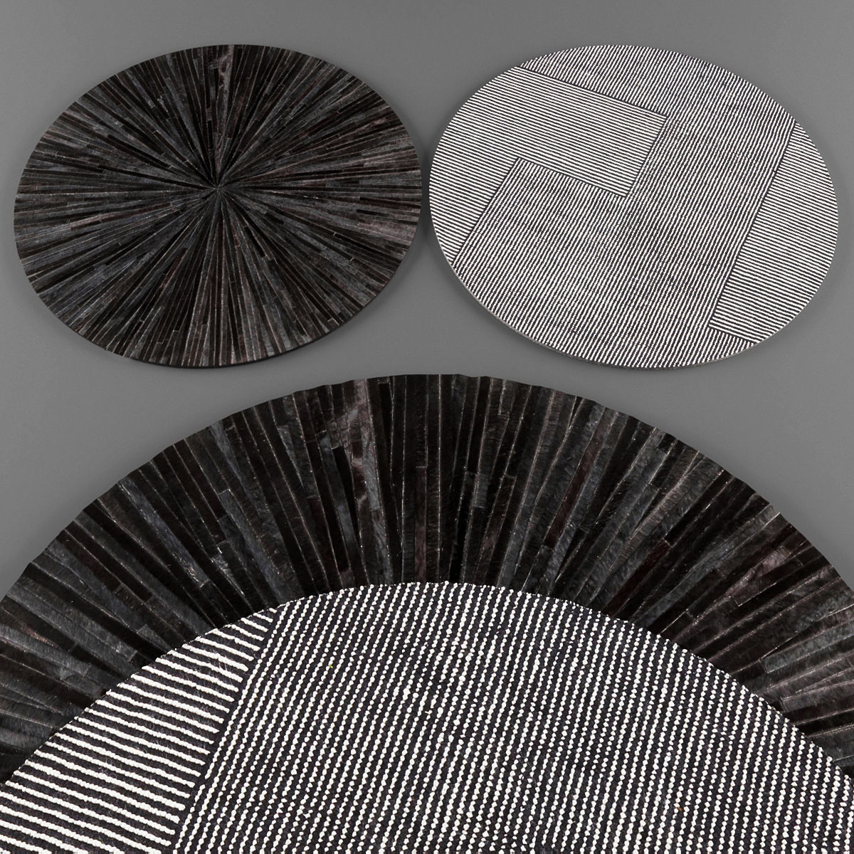 Rugs collection 349 Low-poly 3D model_1