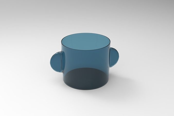 Fire Vase Low-poly 3D model