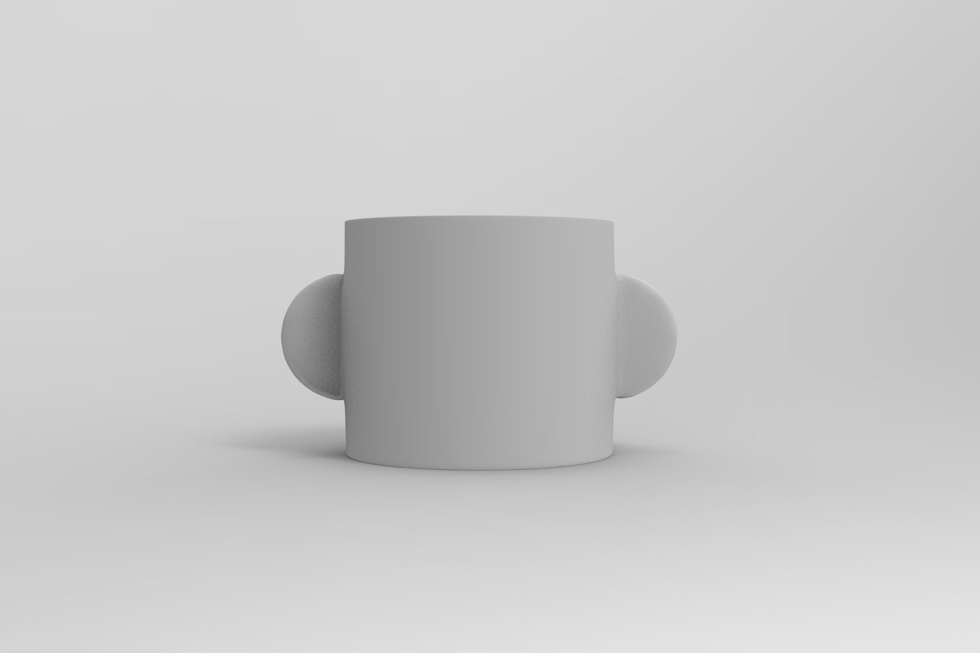 Fire Vase Low-poly 3D model_8