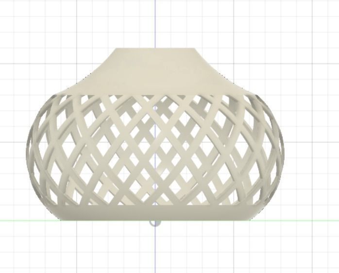 chandelier lamp with pattern Free 3D print model_3