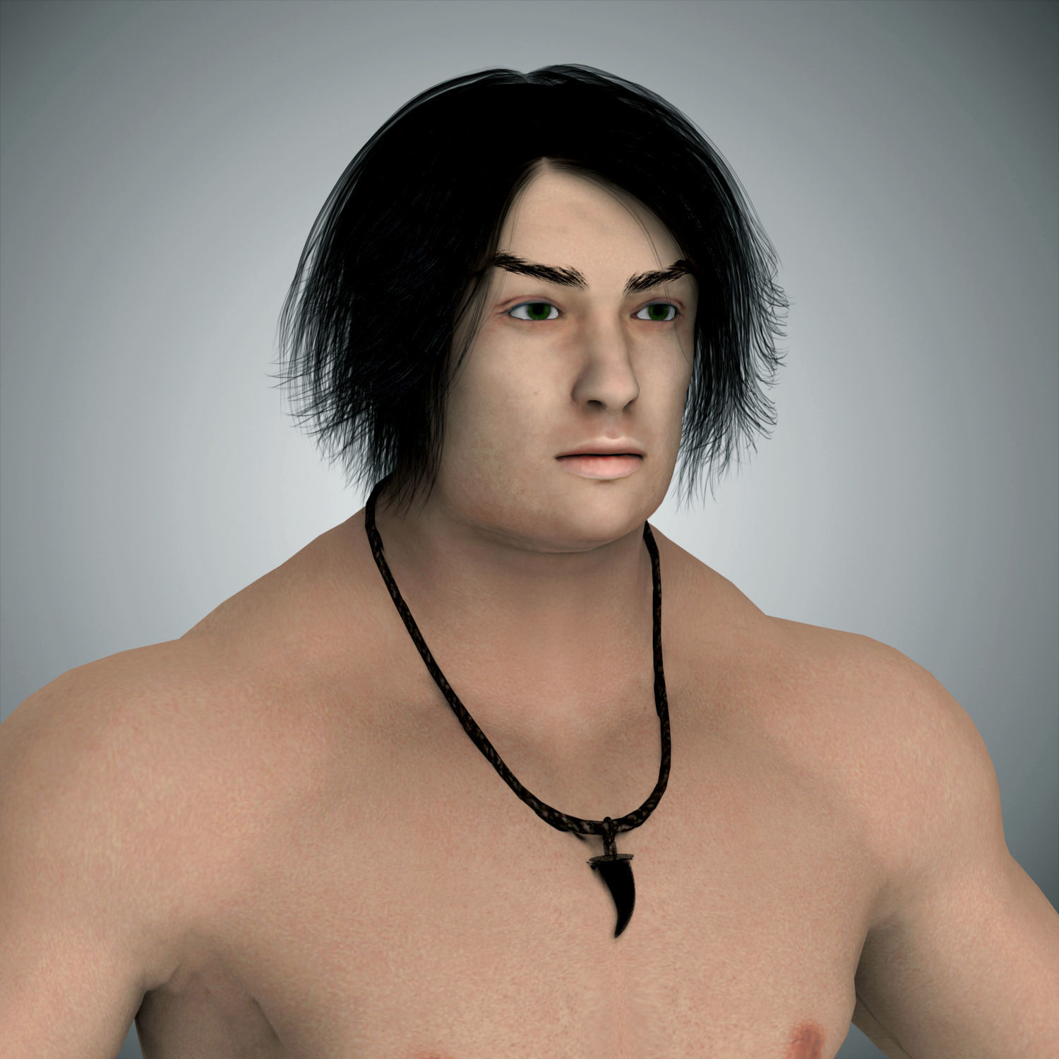 Zinjz - jungle boy 3D model_4