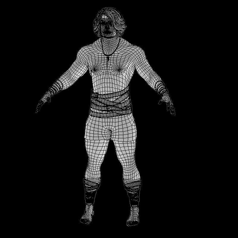 Zinjz - jungle boy 3D model_9