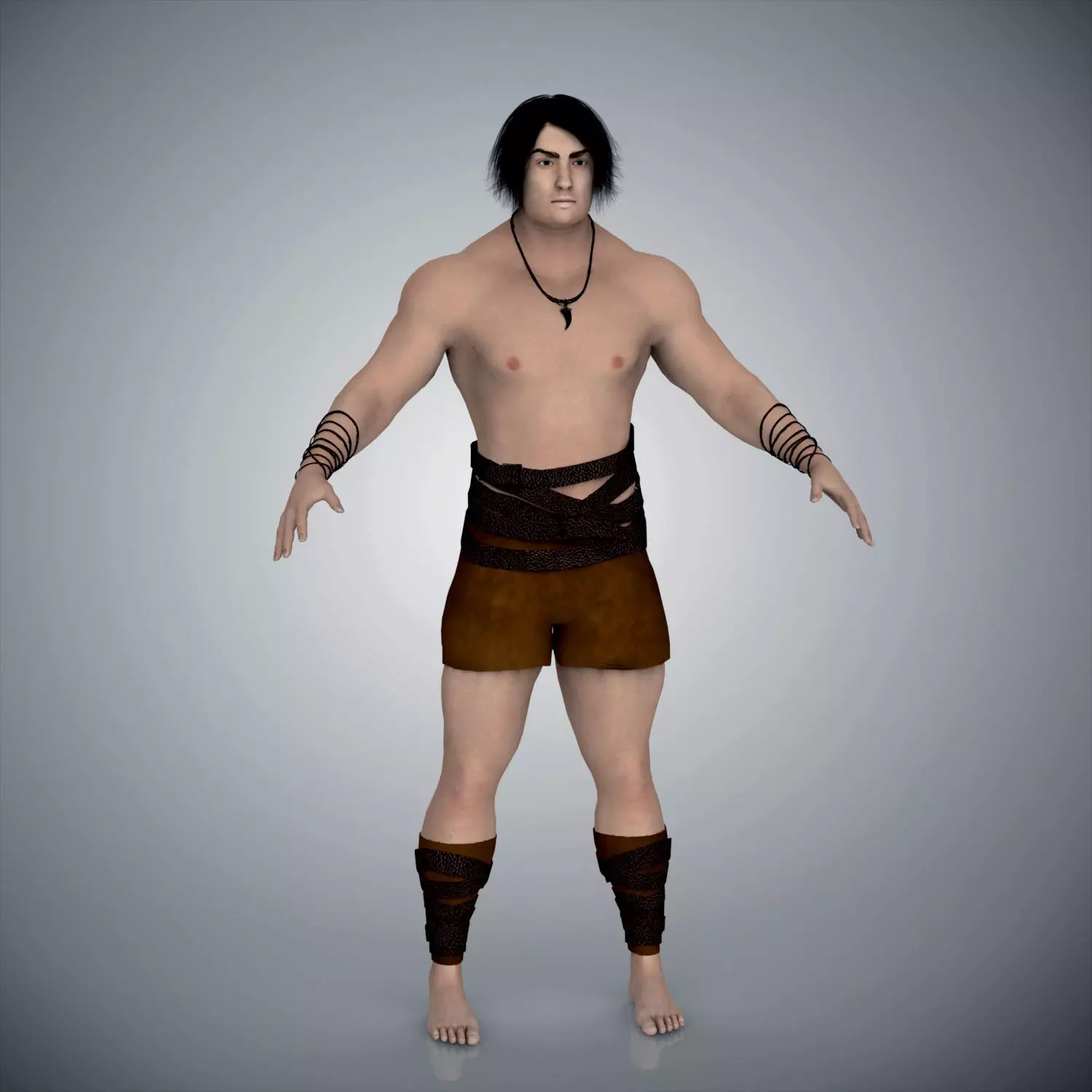 Zinjz - jungle boy 3D model_0