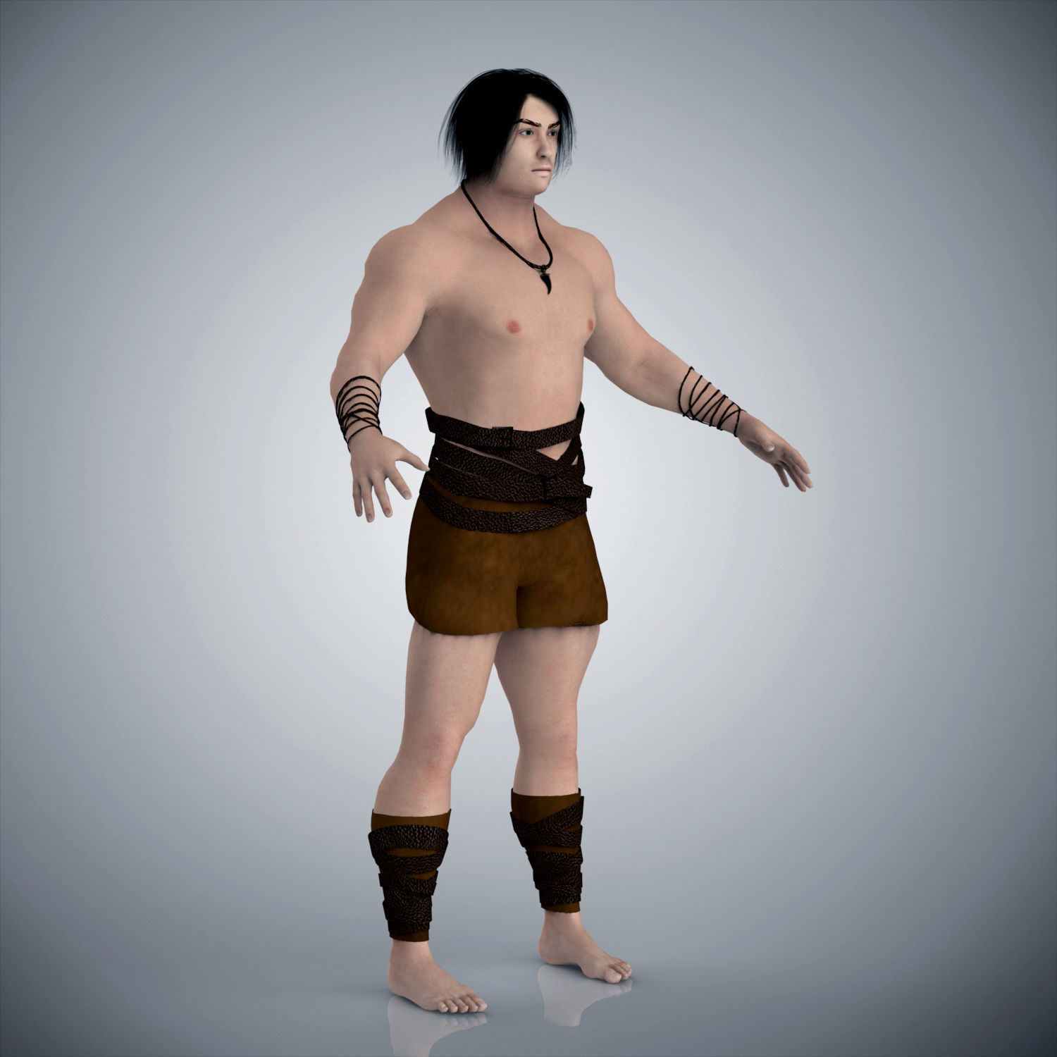 Zinjz - jungle boy 3D model_2