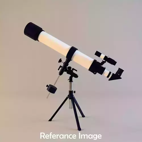 Telescope PBR 3D model with Texture for Games and Films Low-poly 3D model Telescope PBR 3D model with Texture for Games and Films Low-poly 3D model