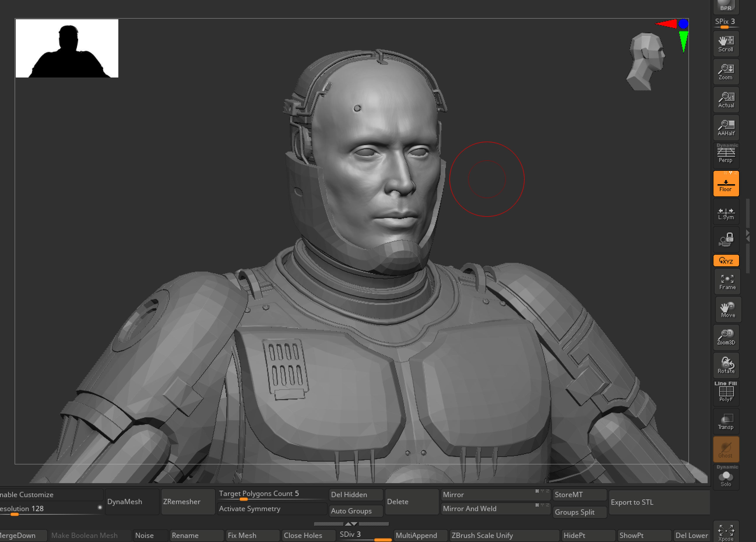 Robocop and ED-209 STL 3D print model_6