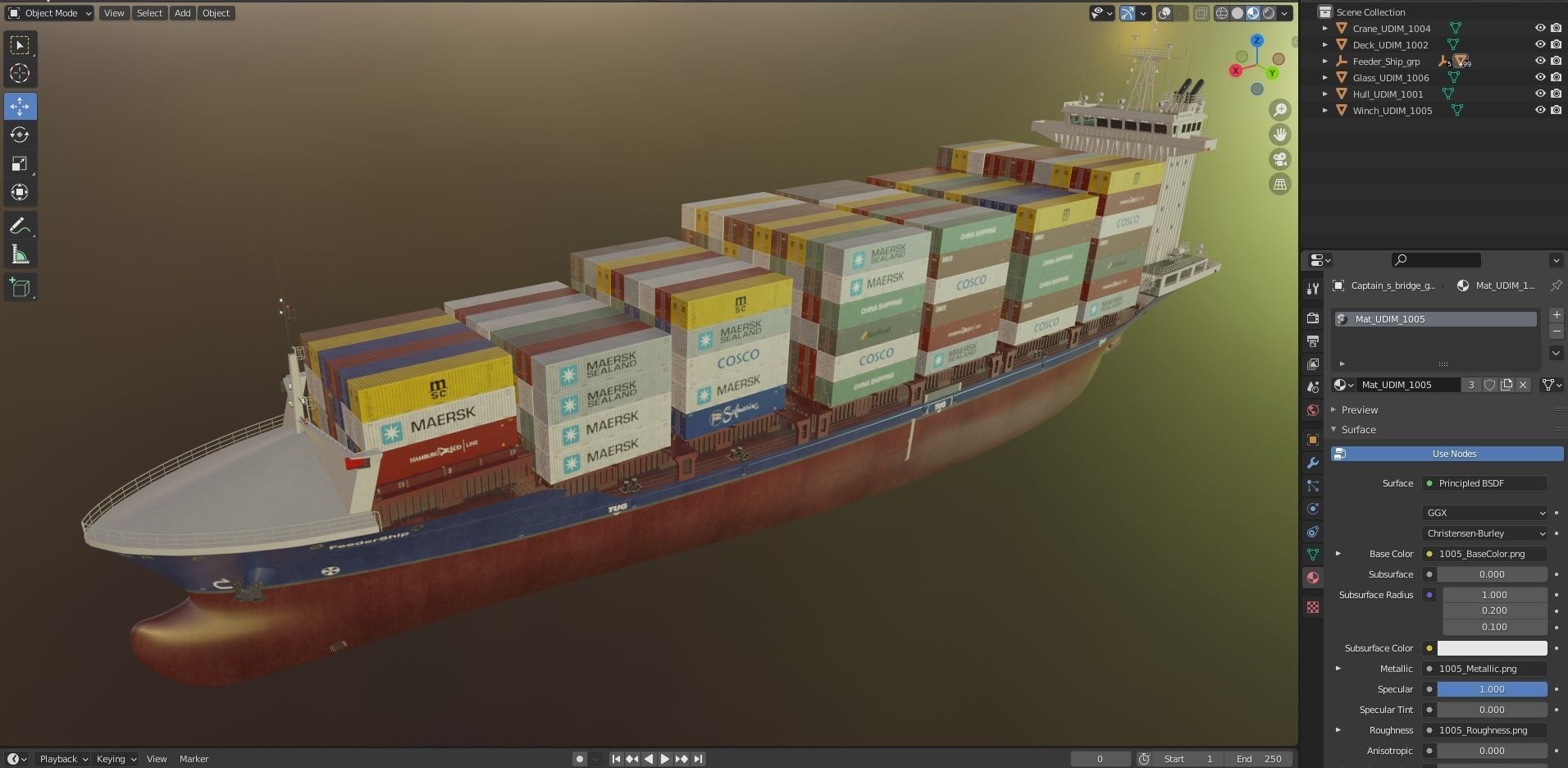Container Feeder 800  3D model_14