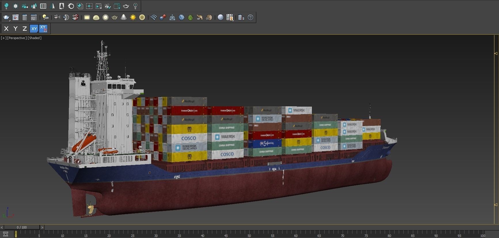 Container Feeder 800  3D model_13