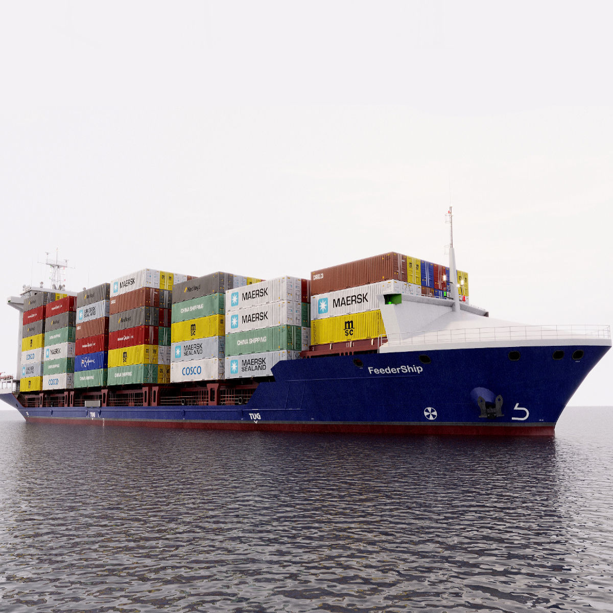 Container Feeder 800  3D model_8