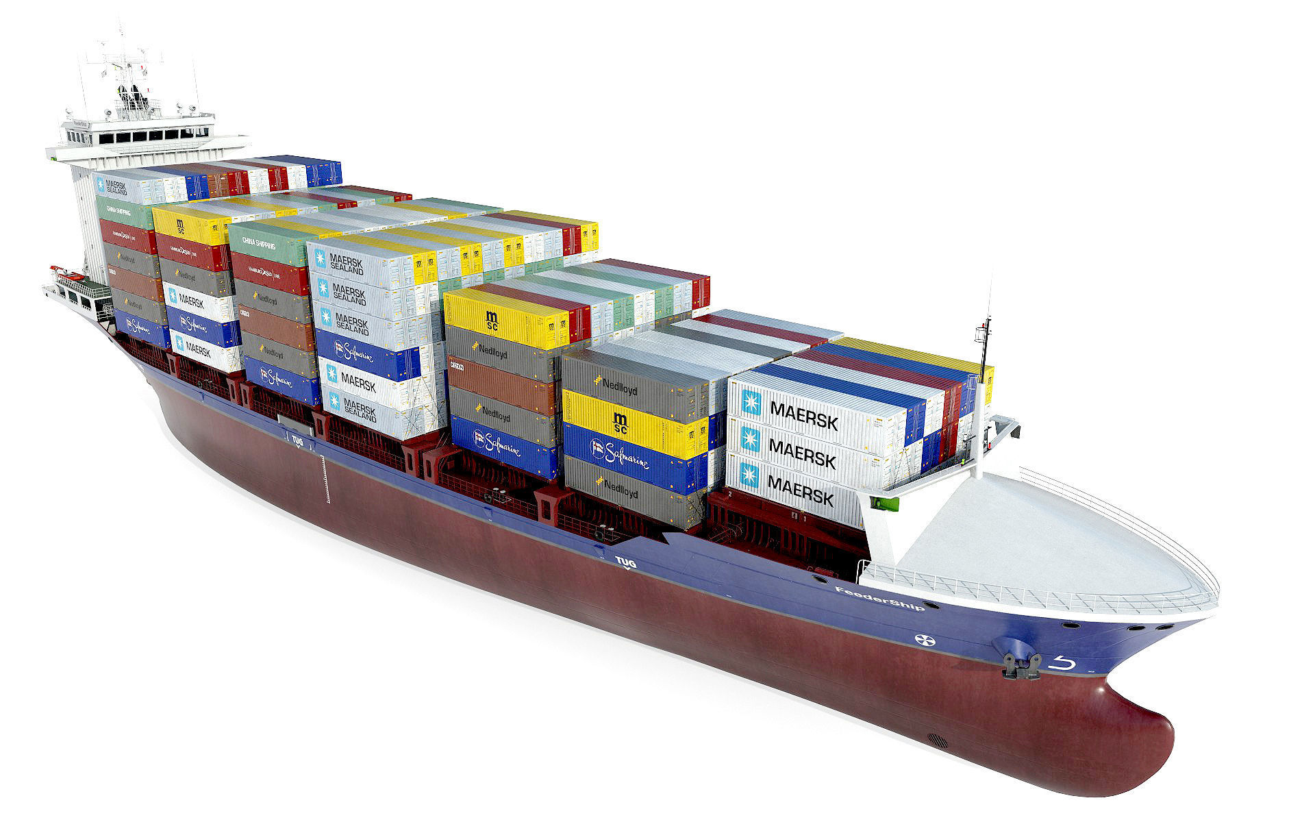 Container Feeder 800  3D model_10