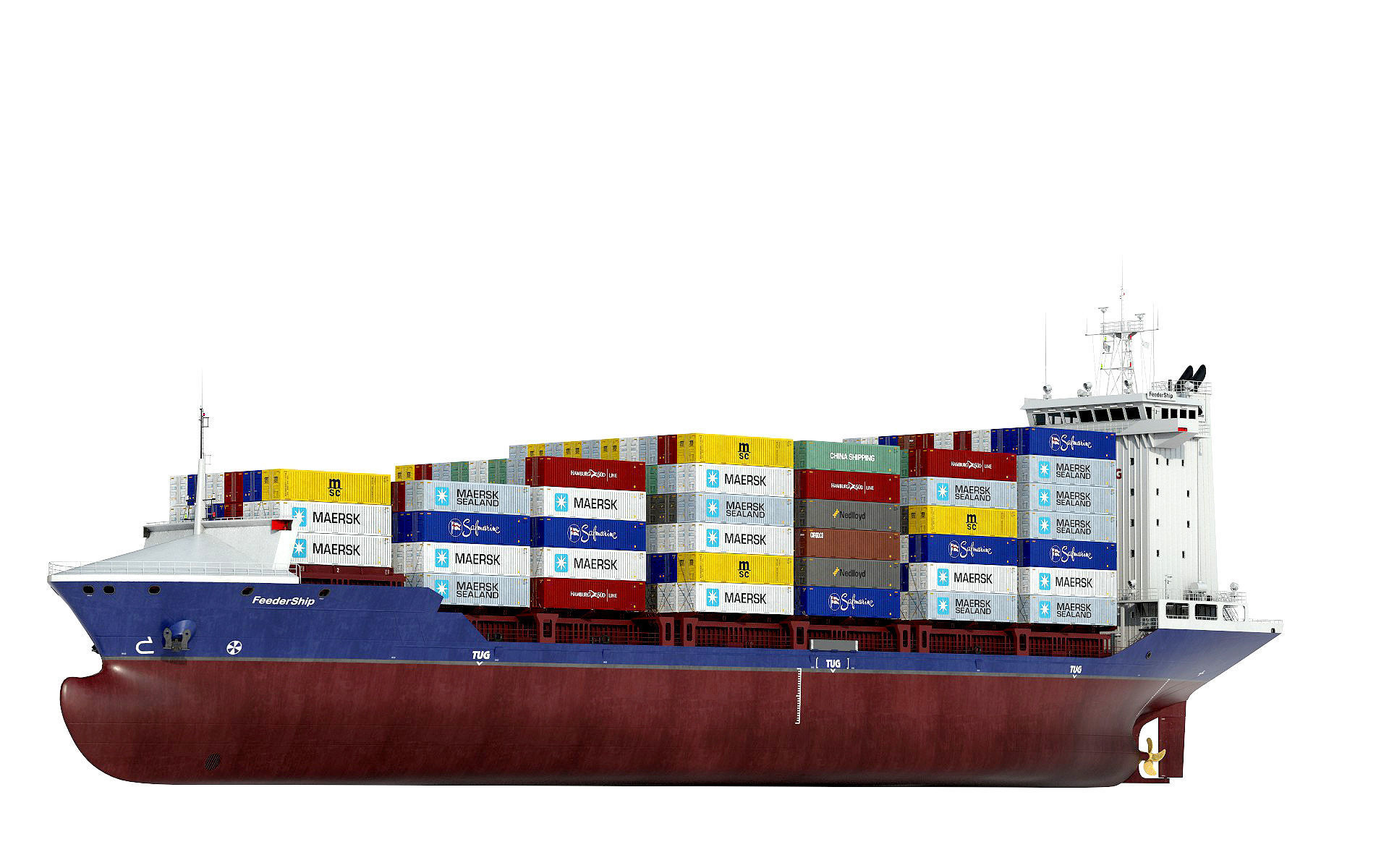 Container Feeder 800  3D model_9