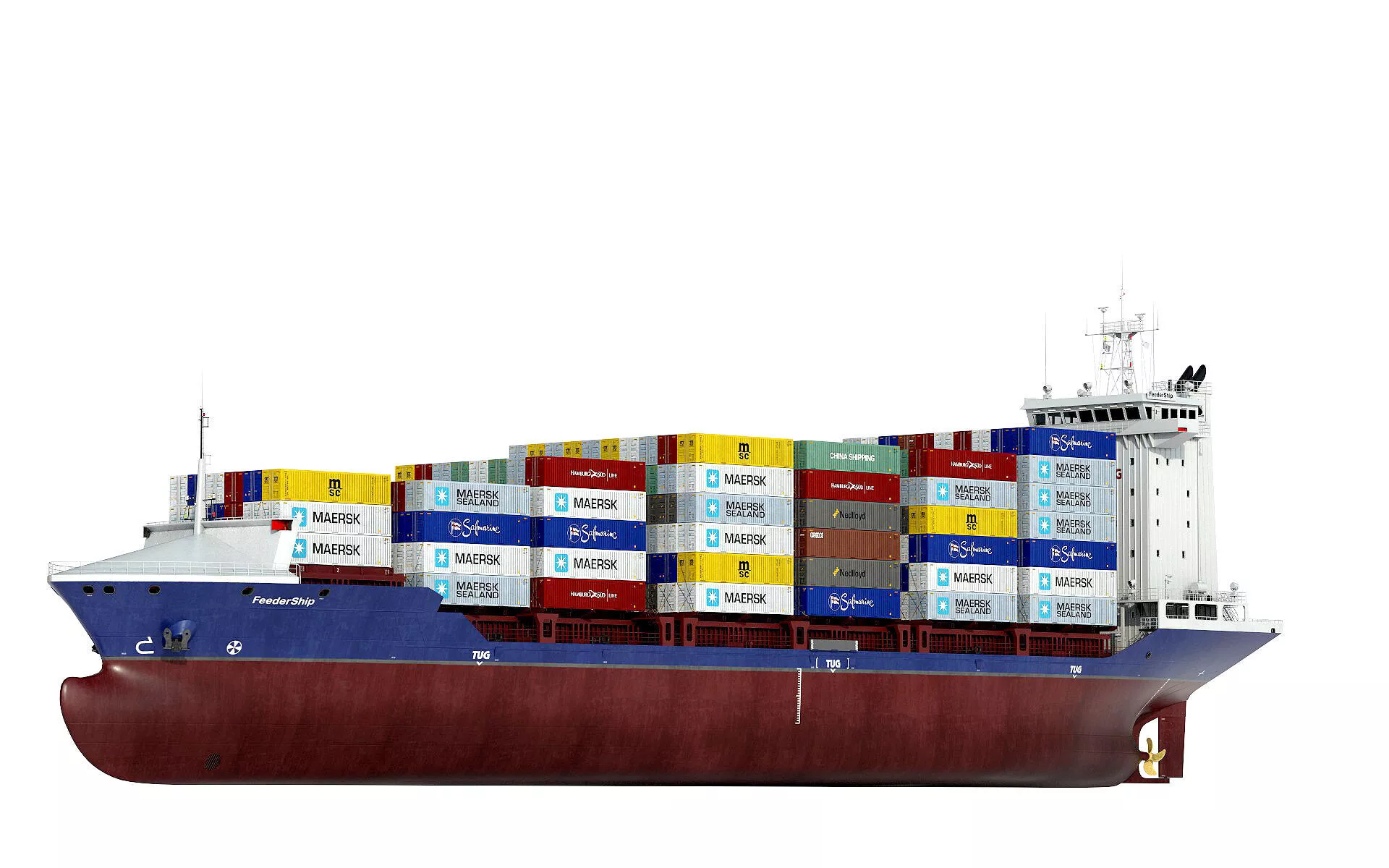 Container Feeder 800 3D model