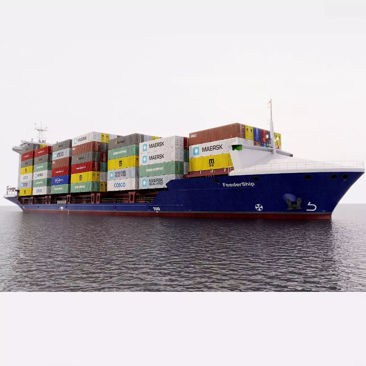 Container Feeder 800  3D model_0