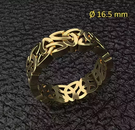 Celtic knot ring US 6