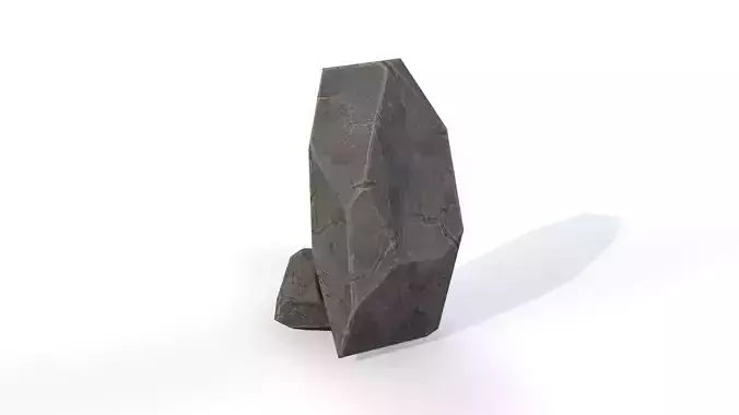 Detailed Stone for Game with PBR material