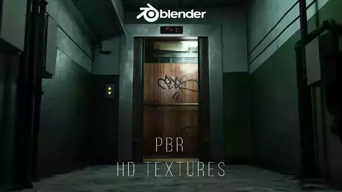 Old Elevator 3D model